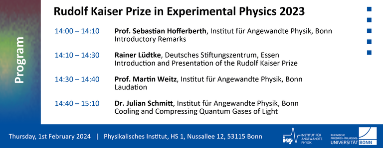 Rudolf Kaiser Prize Programme